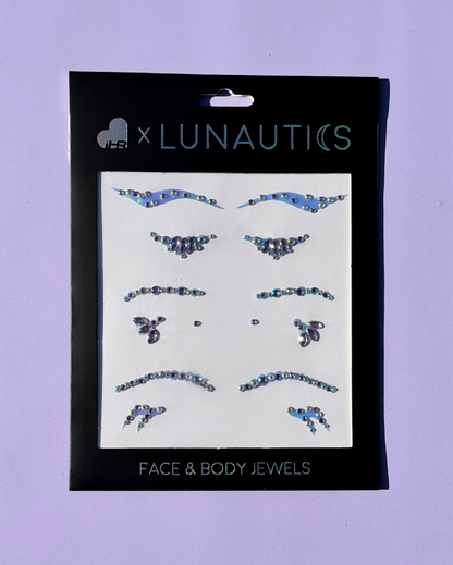 Mystic Glimmer- Crystal Iridescent Cut Crease Mix Pack - Lunautics Face Jewel