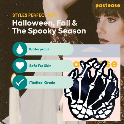 Hands On- Skeleton Nipple Pasties by Pastease®