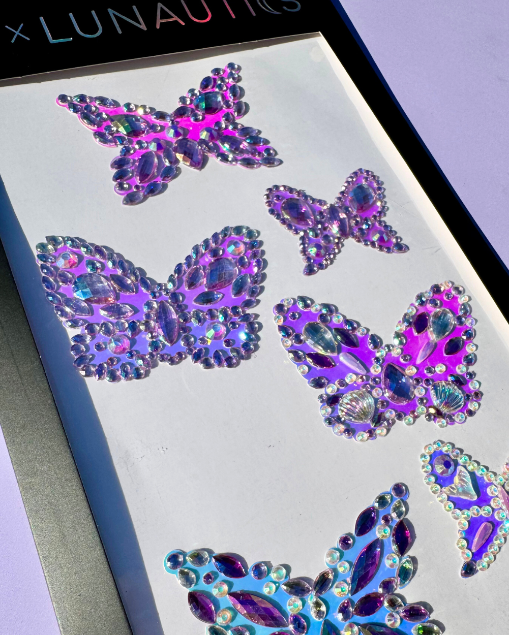 【G5943】COSMIC BUTTERFLY/DOOSYCOOKIE Butterfly Holographic stickers – TrippyZips