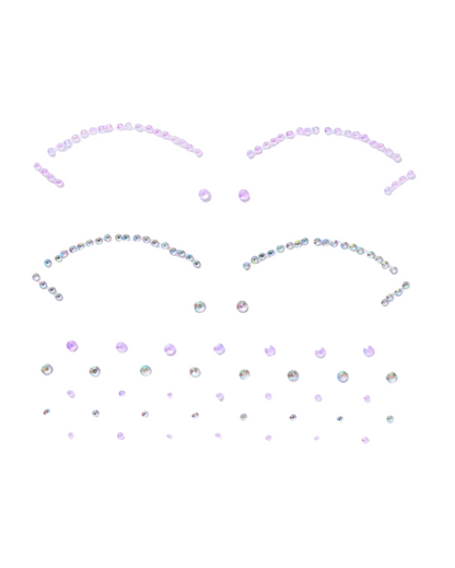 Lavender Iridescent Cut Crease Face Jewel - Lunautics Face Jewel
