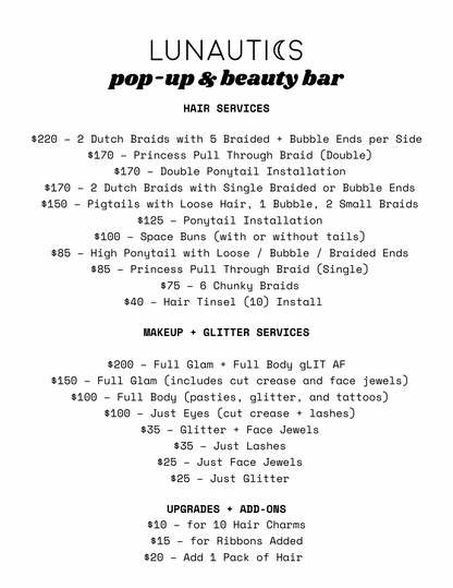 Beauty Bar - Lux Rave at The Luxor 2025 Deposit
