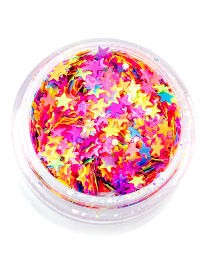 Neon Rainbow Chunky Glitter (UV-Reactive) - Bomb Dot Com - Lunautics Chunky Glitter