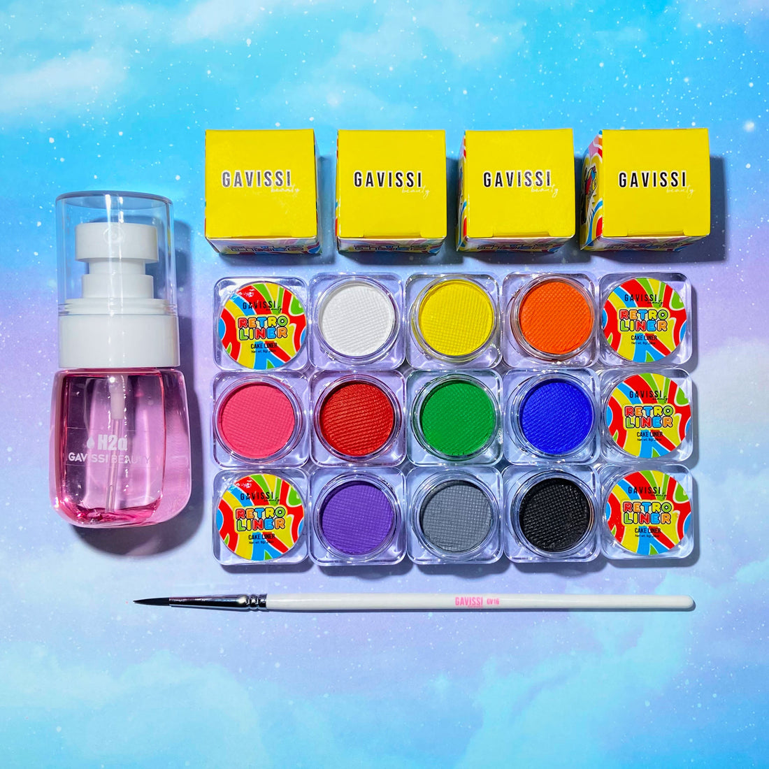 Graphic Liner Bundle- 10 Liners + Accessories- Primary Colors