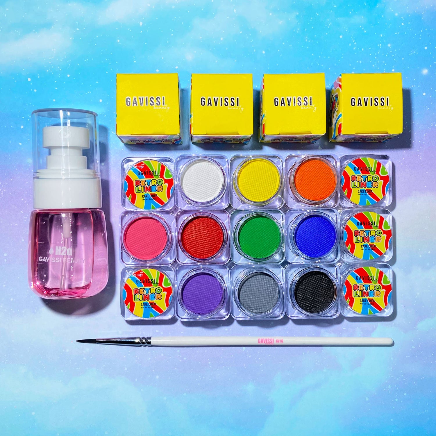 Graphic Liner Bundle- 10 Liners + Accessories- Primary Colors