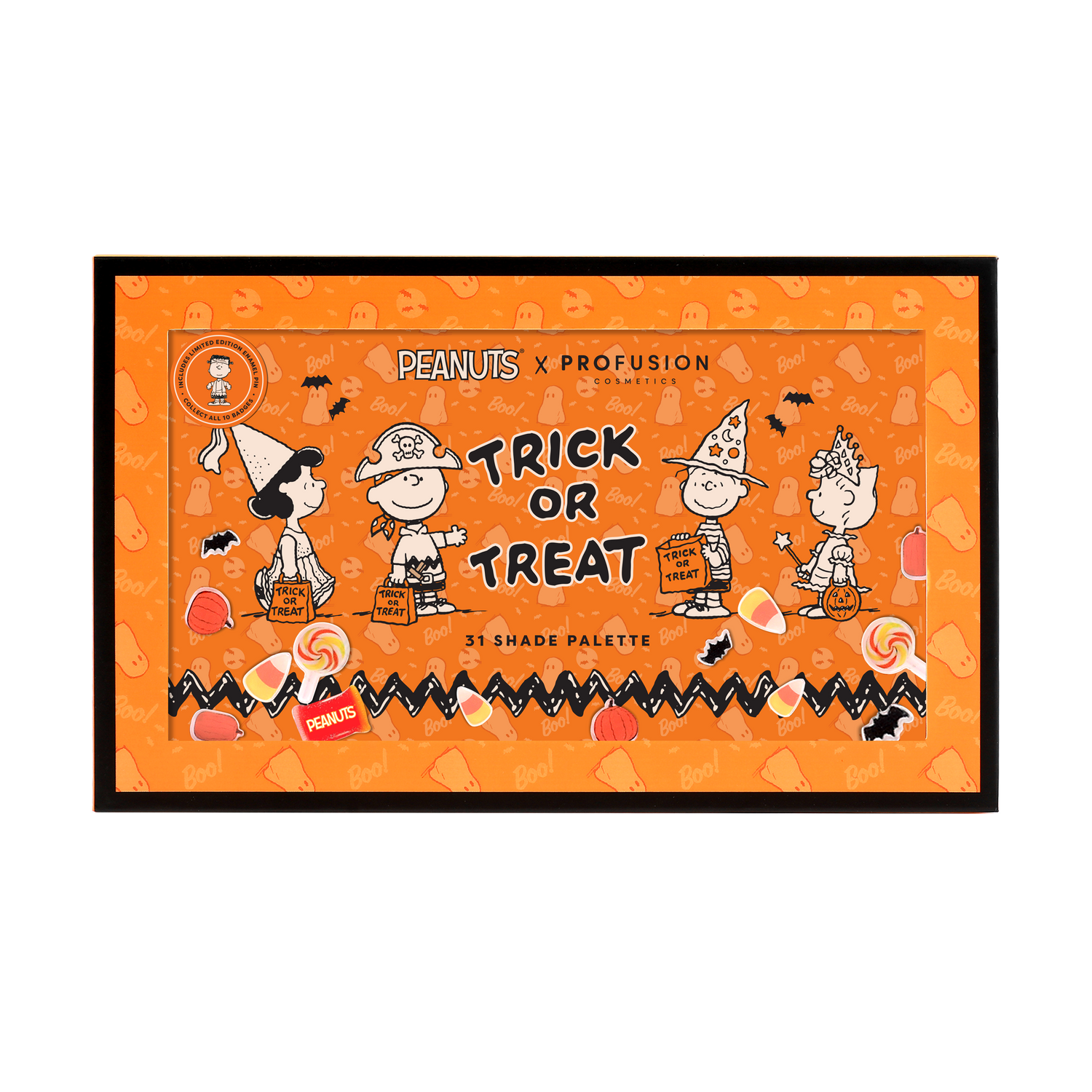 Peanuts Halloween | Trick or Treat 31 Shade Palette - Lunautics Eye