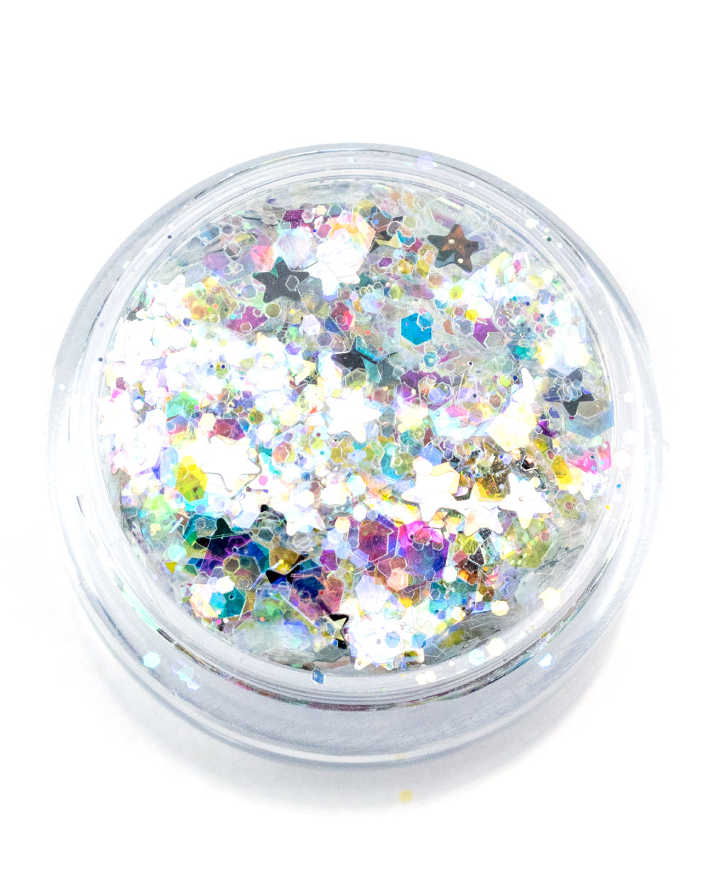 Iridescent Silver Chunky Glitter - Magick - Lunautics Chunky Glitter