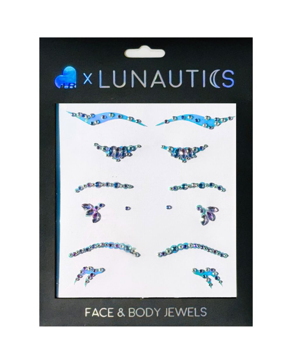 Mystic Glimmer- Crystal Iridescent Cut Crease Mix Pack - Lunautics Face Jewel