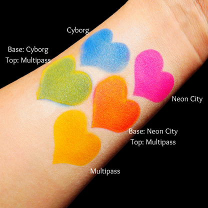 Cyberpunk Palette - Lunautics Eyeshadow Palette &gt; Makeup Palette &gt; Duochrome &gt; Multichrome &gt; Monochrome Palette &gt; Anime Makeup &gt; Vegan Makeup &gt; Cruelty Free Makeup &gt; Indie Makeup &gt; Purple Eyeshadow &gt; Purple Makeup Palette