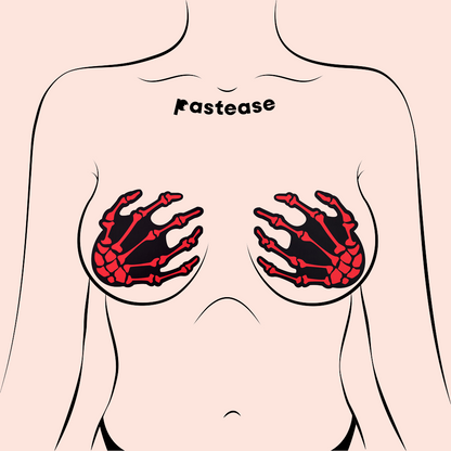 Hands On- Skeleton Nipple Pasties by Pastease®