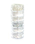 Social Butterfly - Iridescent White Glitter and Jewel Stack - Lunautics Glitter and Jewel Stack