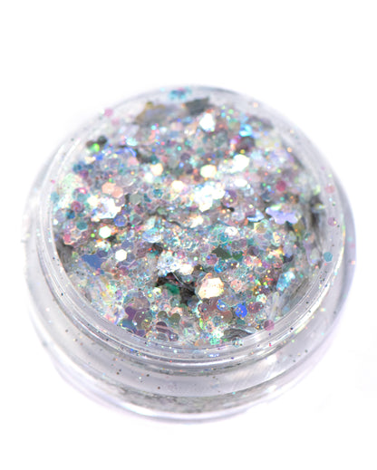 Social Butterfly - Holographic Chunky Glitter Mix with Butterflies - Lunautics Chunky Glitter