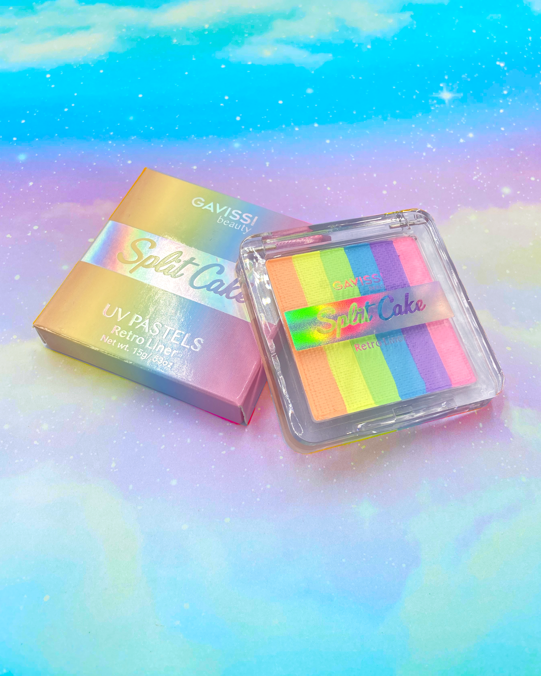 UV PASTEL RAINBOW SPLIT LINER - Lunautics 