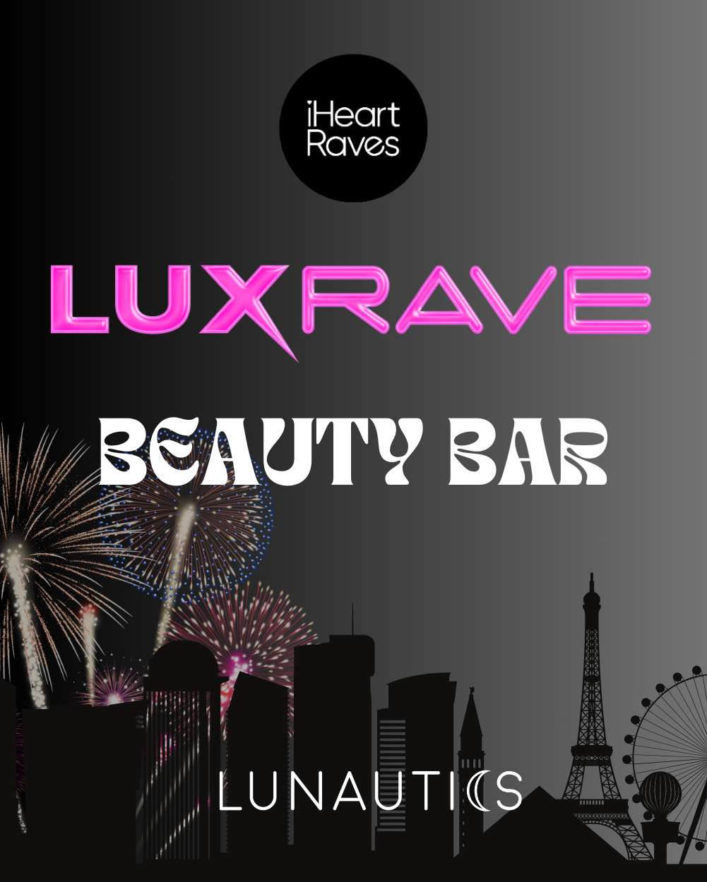 Beauty Bar Reservation- Deposit- Lux Rave - Lunautics Service