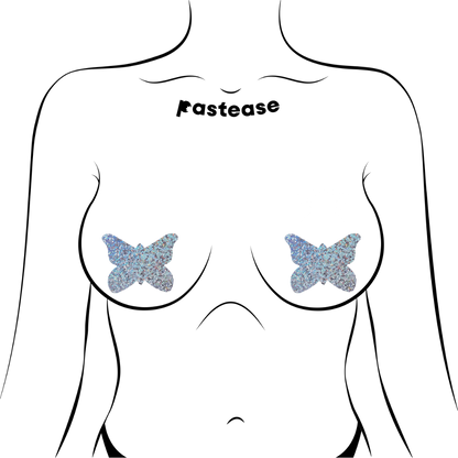 Glitter Butterfly Nipple Pasties by Pastease® - Lunautics Pasties