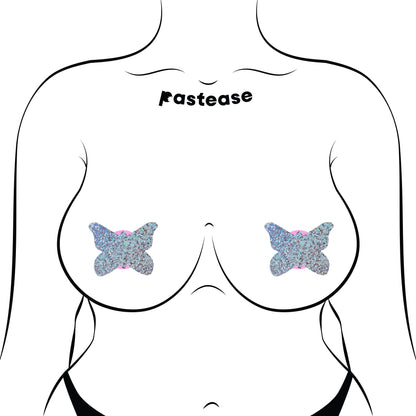 Glitter Butterfly Nipple Pasties by Pastease® - Lunautics Pasties
