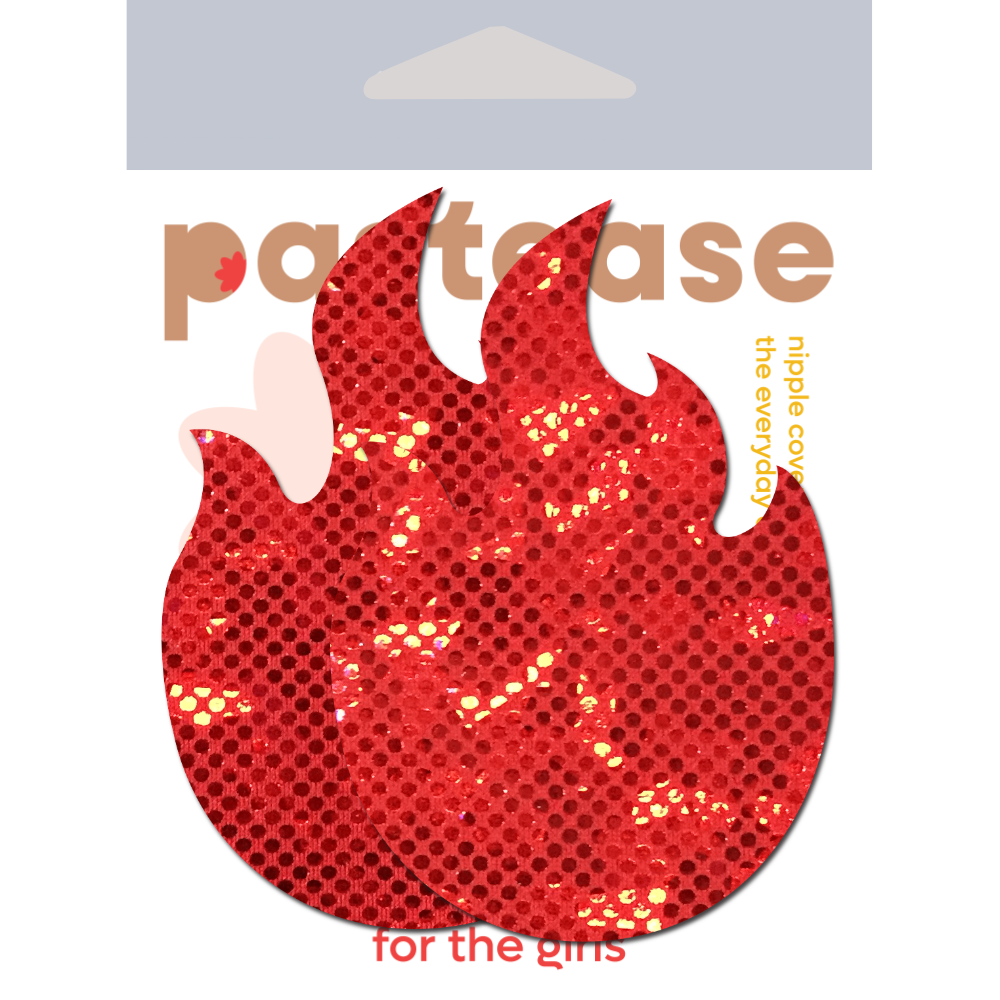 Flame Red Fire Nipple Pasties
