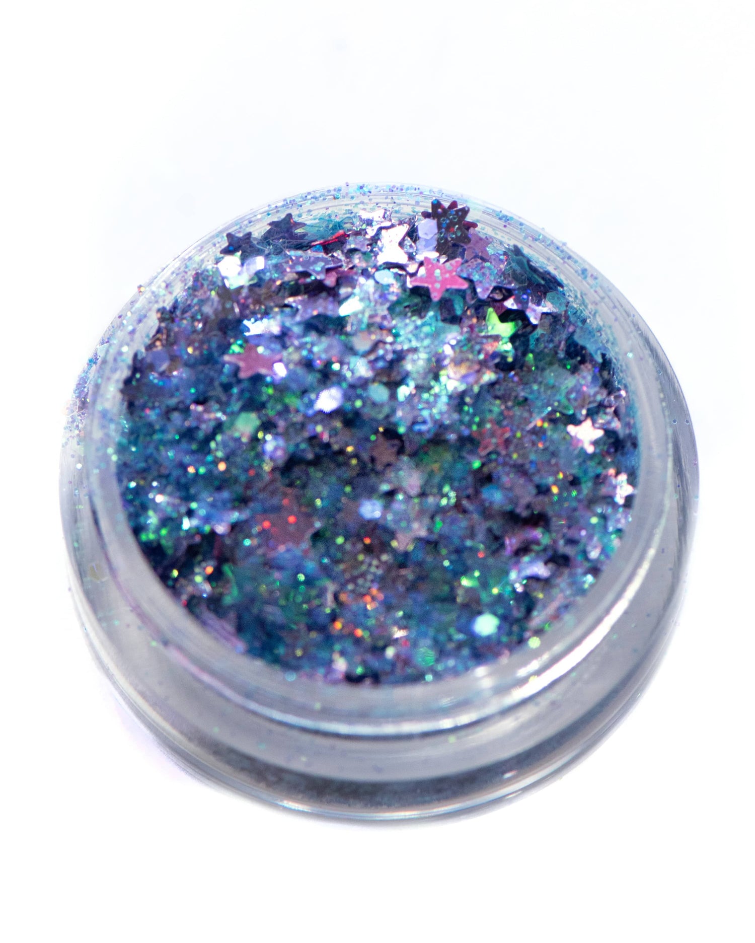 After Party - Holographic Purple and Teal Star Chunky Glitter with Stars