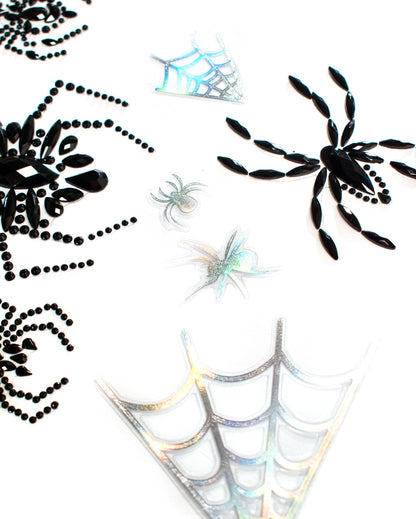 Dream Weaver - Spider Body Jewel Rhinestone and Decal Mix Pack