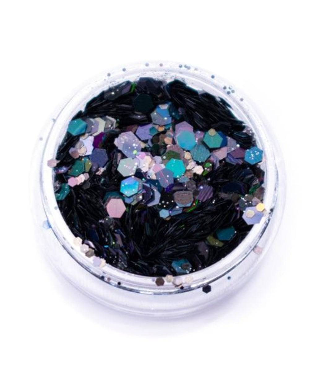 Slick - Black Oil-Slick Chunky Glitter