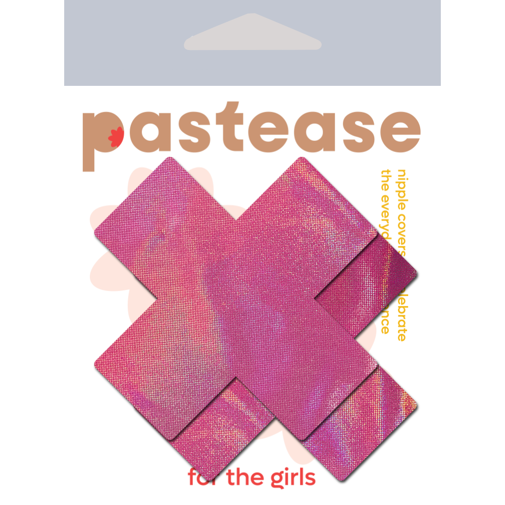 Holographic Plus X Nipple Pasties by Pastease® o/s - Lunautics 