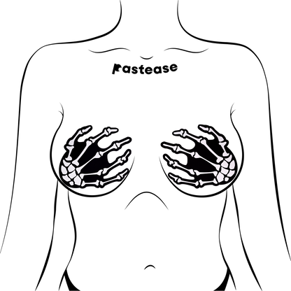Hands On- Skeleton Nipple Pasties by Pastease®