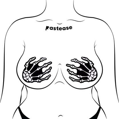 Hands On- Skeleton Nipple Pasties by Pastease®