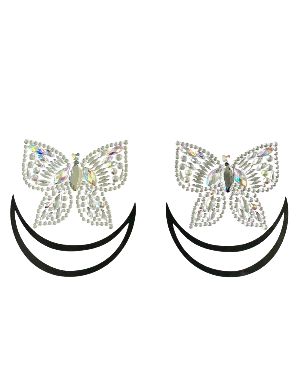 Social Butterfly Jewel Body Stickers - Lunautics