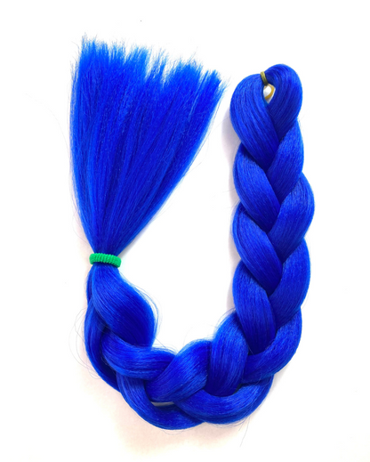 Sapphire - Royal Blue Hair Extension - Lunautics Braid-In Hair