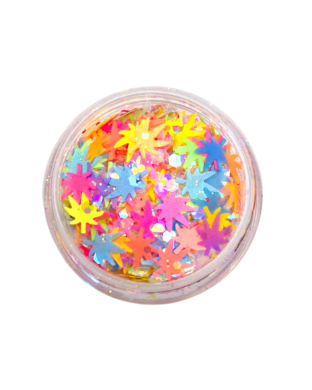 Neon Rainbow Chunky Glitter (UV-Reactive) - Best Buds - Lunautics Chunky Glitter