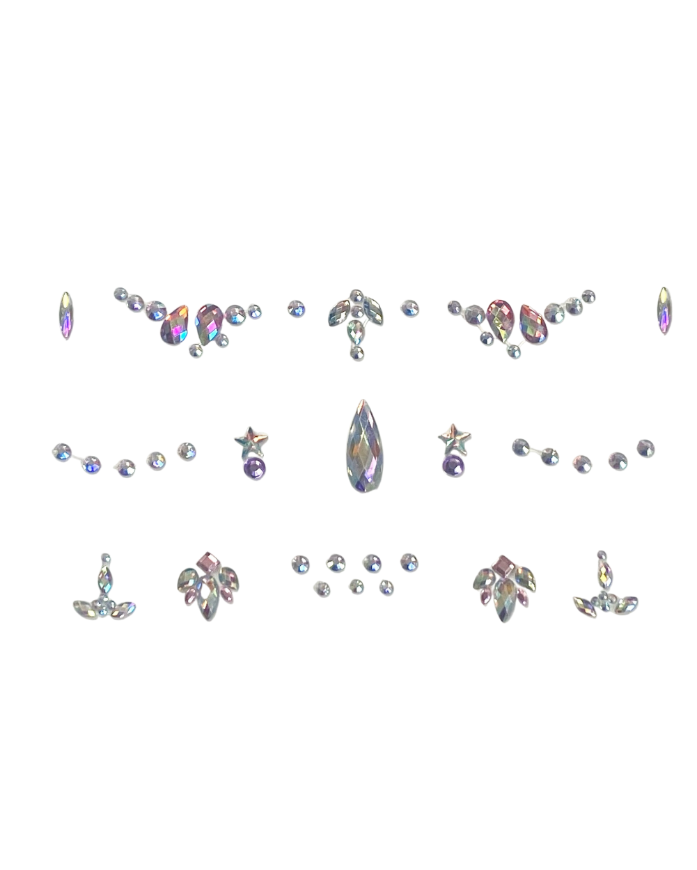 Mandala  - Pink and Purple Face Jewel Mix Pack - Lunautics Jewel Mix Pack