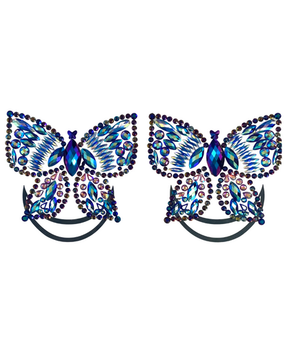 Wicked Wings - Butterfly Jewel Body Stickers - Lunautics Jewel Pasties