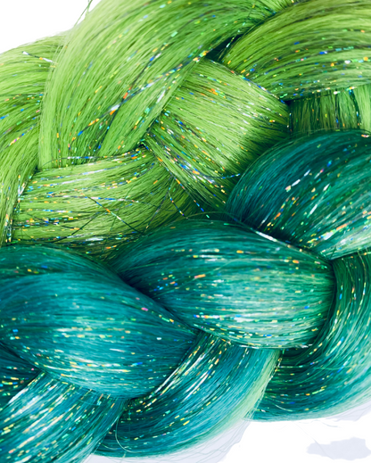 Far Out- Ombre Hair Extension w/ Tinsel - Lunautics