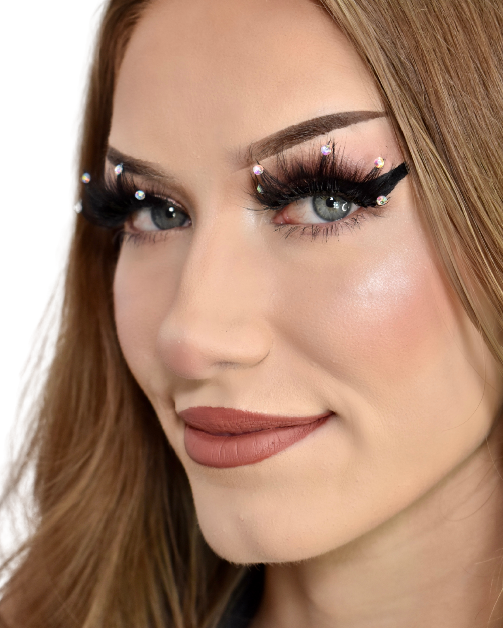 Disco Darling- Faux Mink Wispy Rhinestone Eyelashes - Lunautics