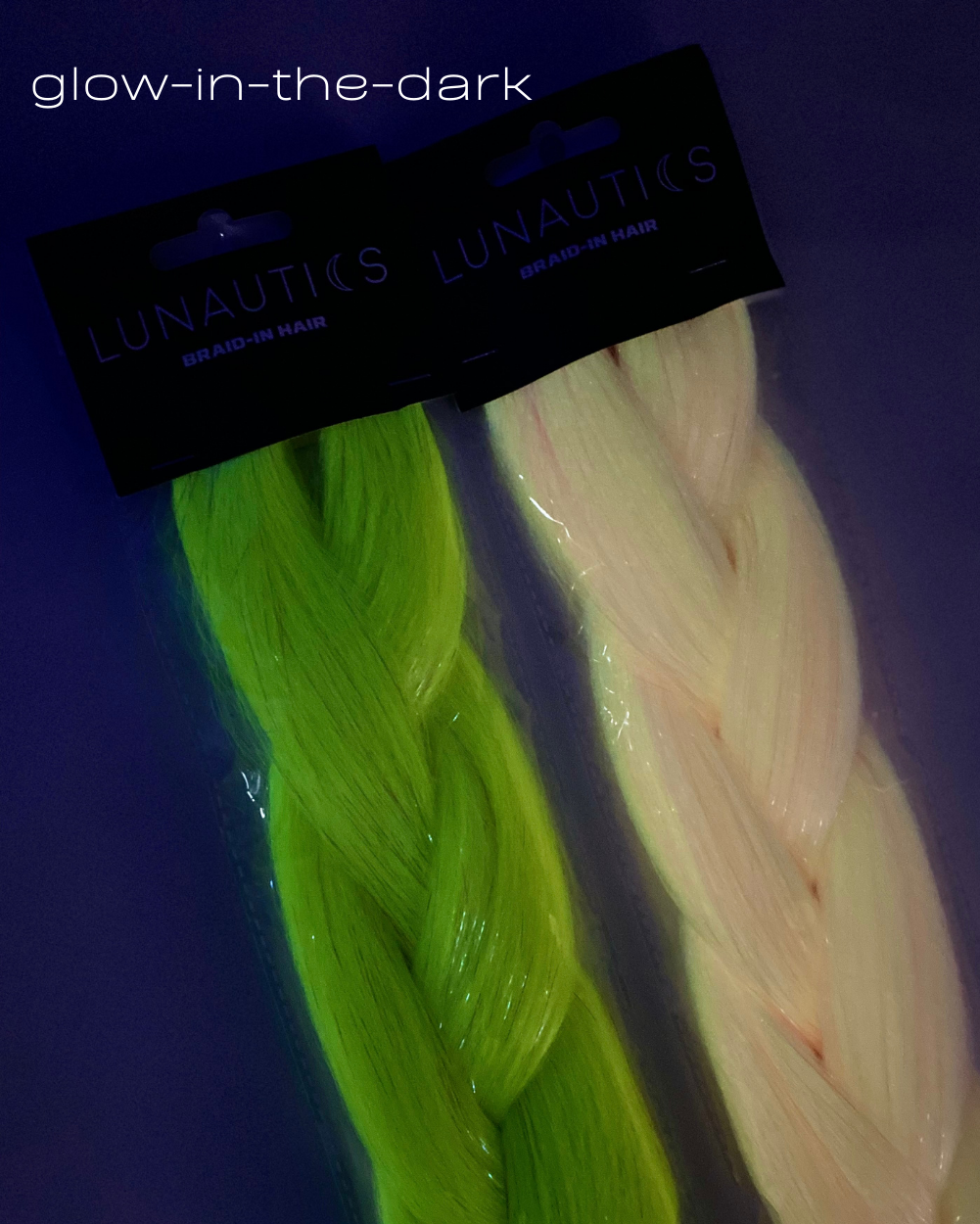 Dreamgirl - Pink UV Hair Extension w/Tinsel - Lunautics