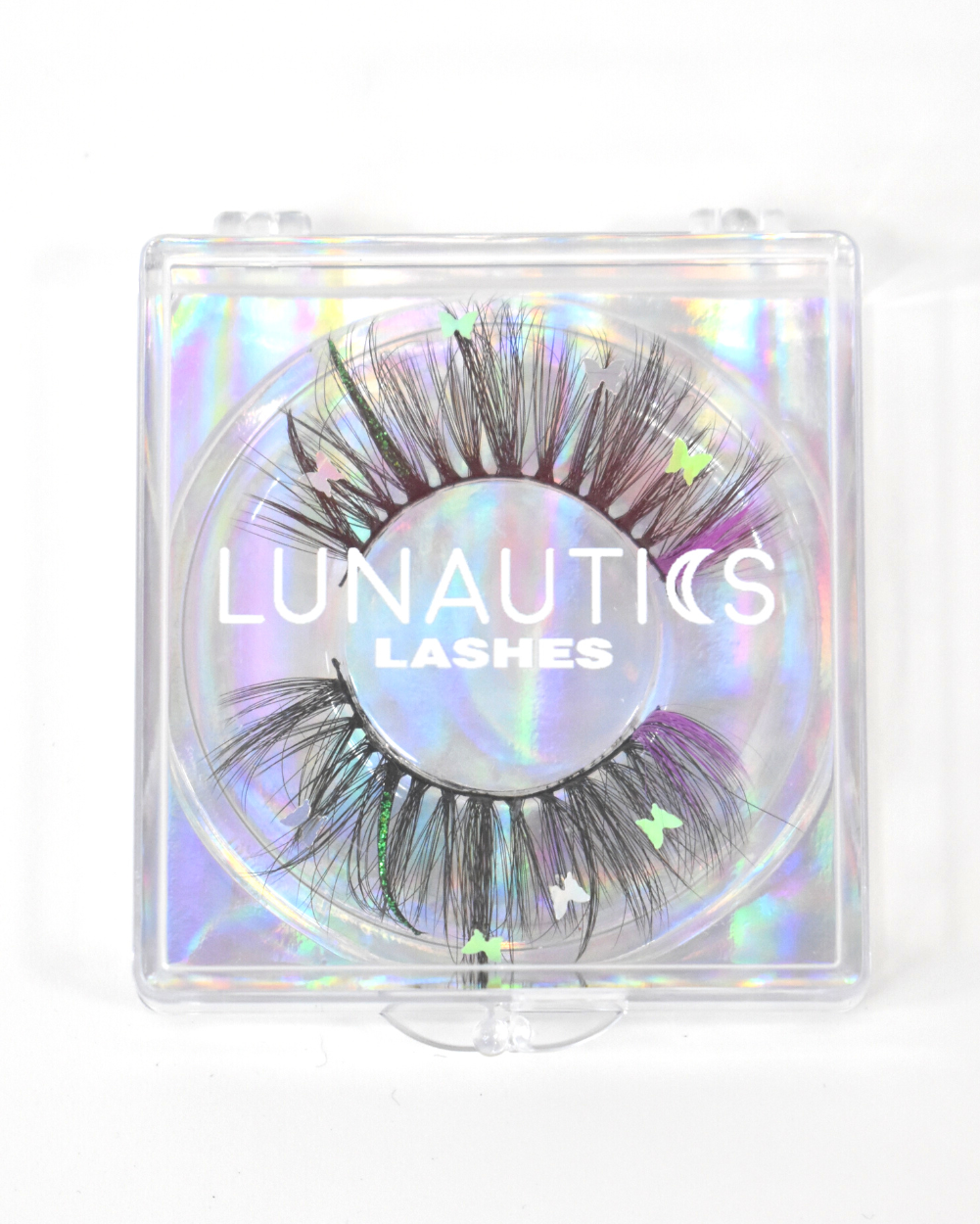 Violet Wings- Wispy Glam Lash with Glitter and Purple - Lunautics