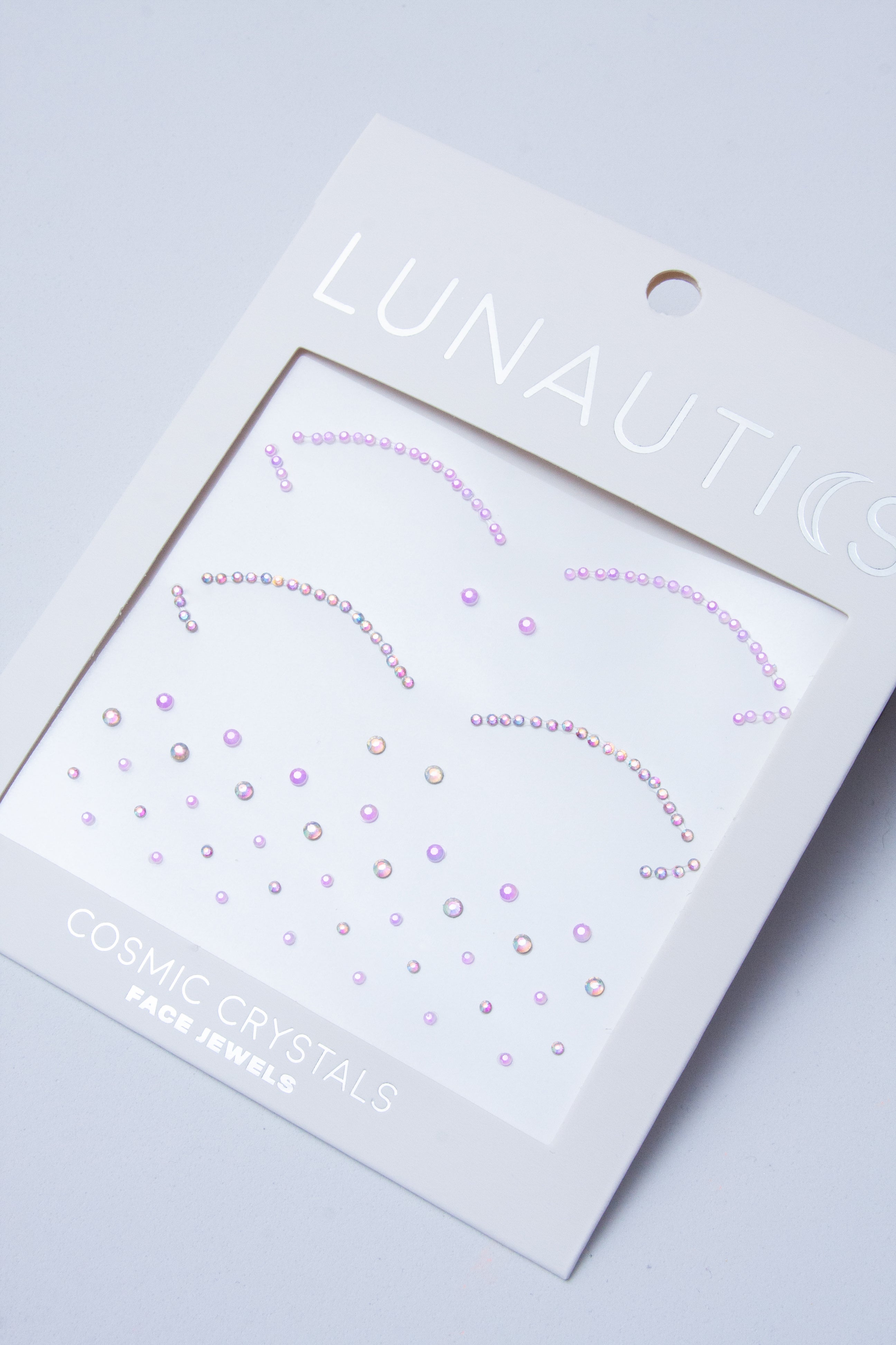 Lavender Iridescent Cut Crease Face Jewel - Lunautics