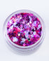 Pink and Magenta Butterfly Chunky Glitter -Lunita | Lunautics