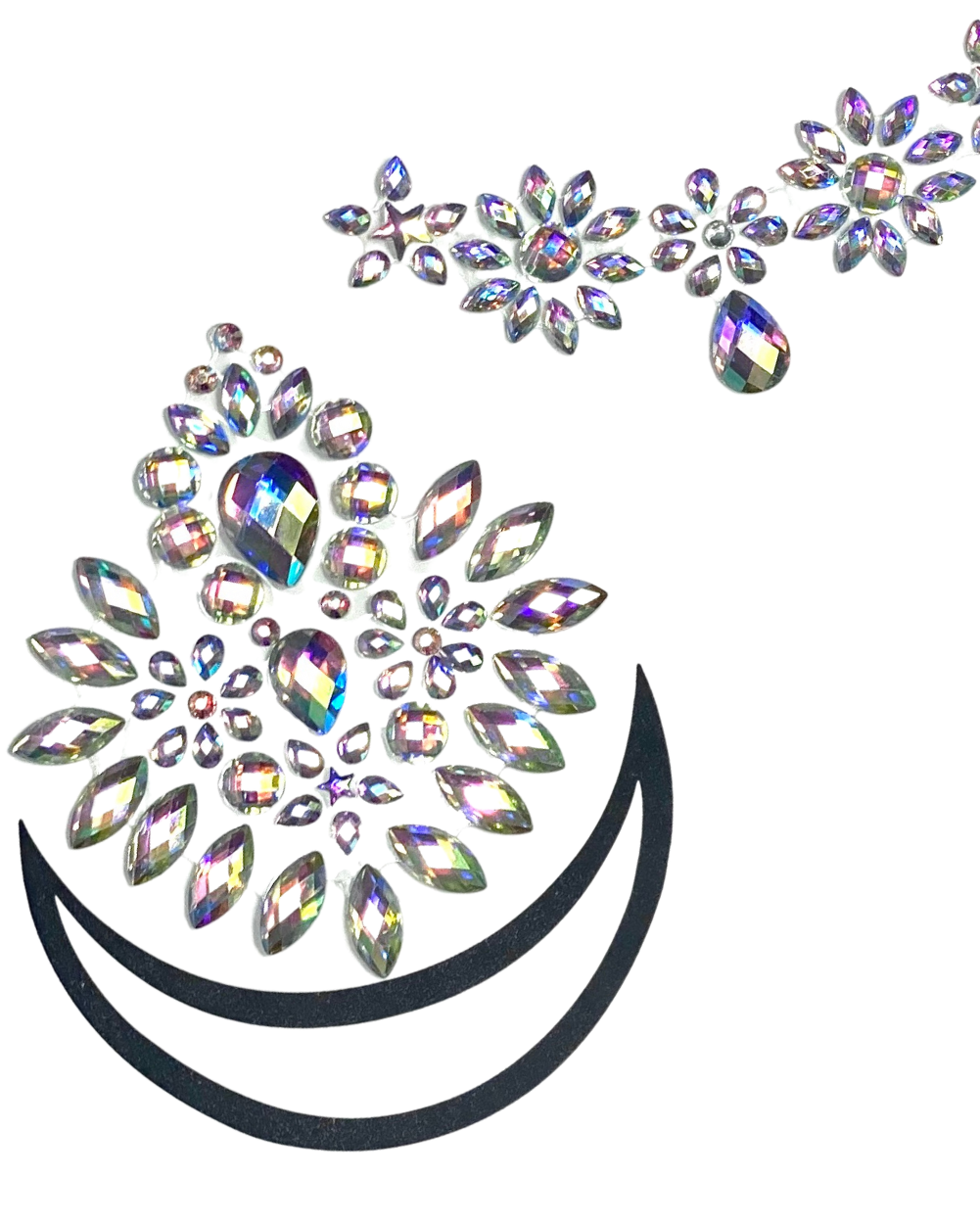 Crystal Goddess Body Jewel Pasties - Lunautics Jewel Pasties