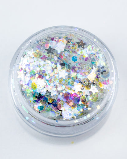 Iridescent Silver Chunky Glitter - Magick | Lunautics
