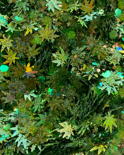 Mary Jane - Green Leaf Chunky Glitter - Lunautics Chunky Glitter