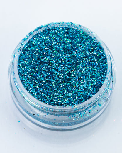 Blue Holographic Fine Glitter - Peace - Lunautics Fine Glitter