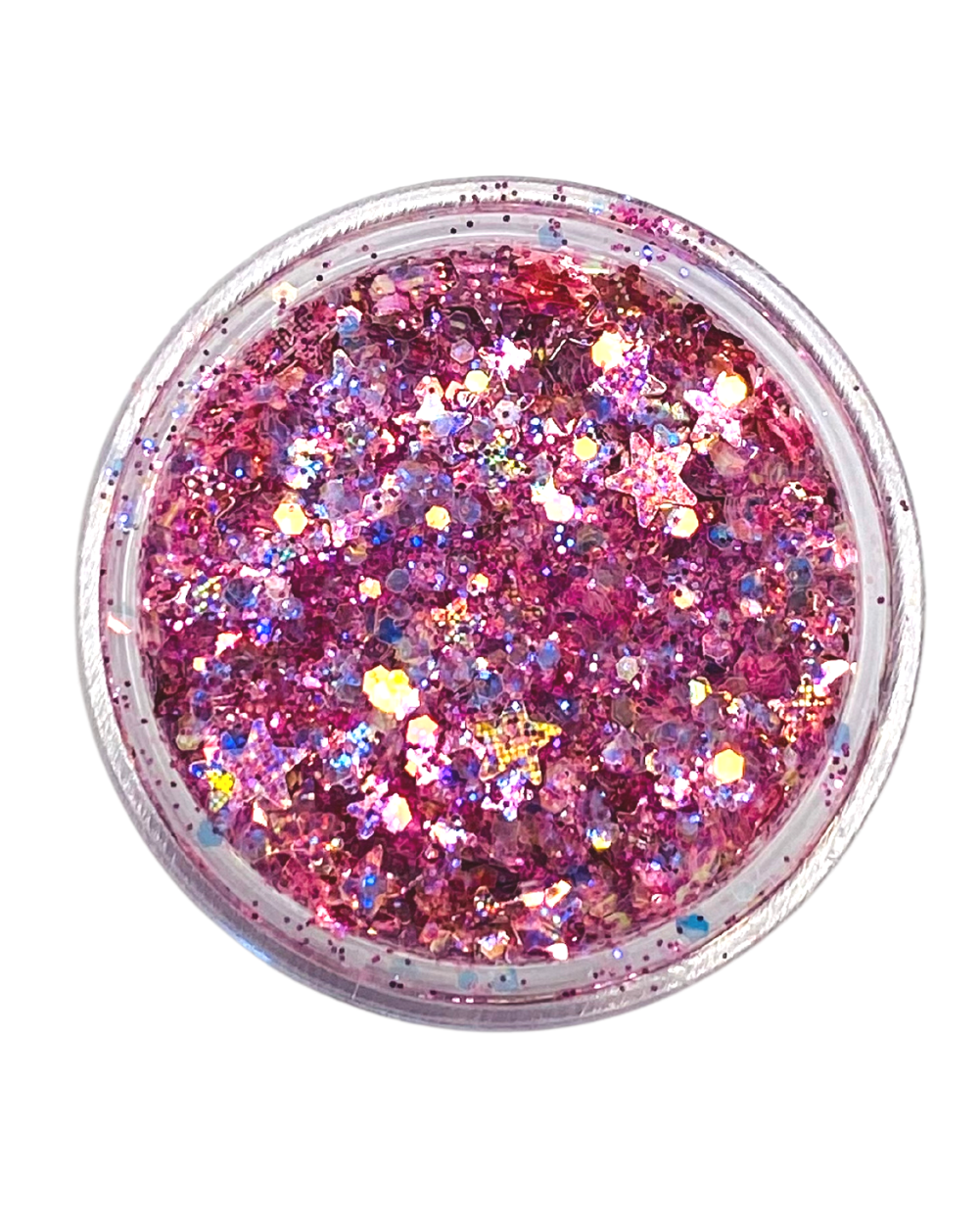 Light Pink Holographic Chunky Glitter - Material Girl - Lunautics Chunky Glitter