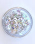 White Iridescent Butterfly Chunky Glitter - Dolly | Lunautics