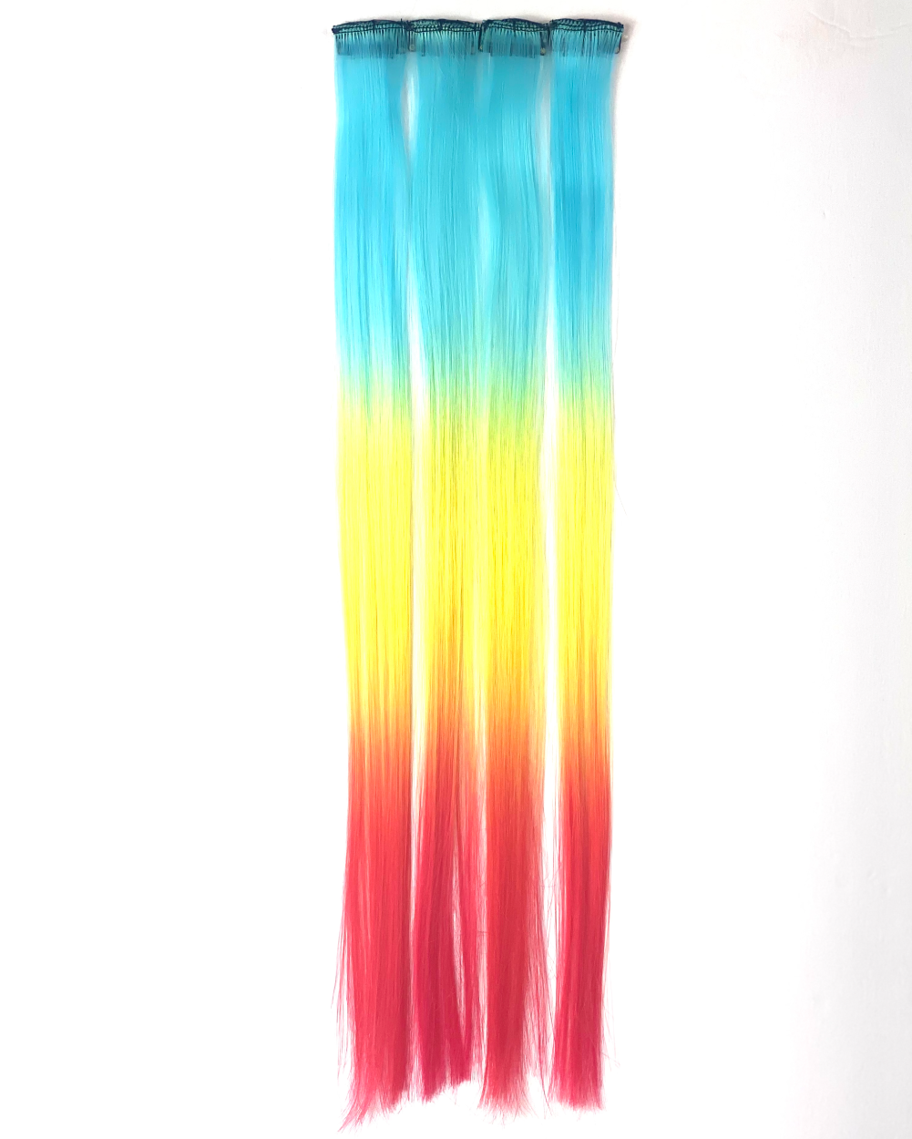 Rainbow - Ombré Clip-In Hair Extensions - Lunautics Clip-In Extensions