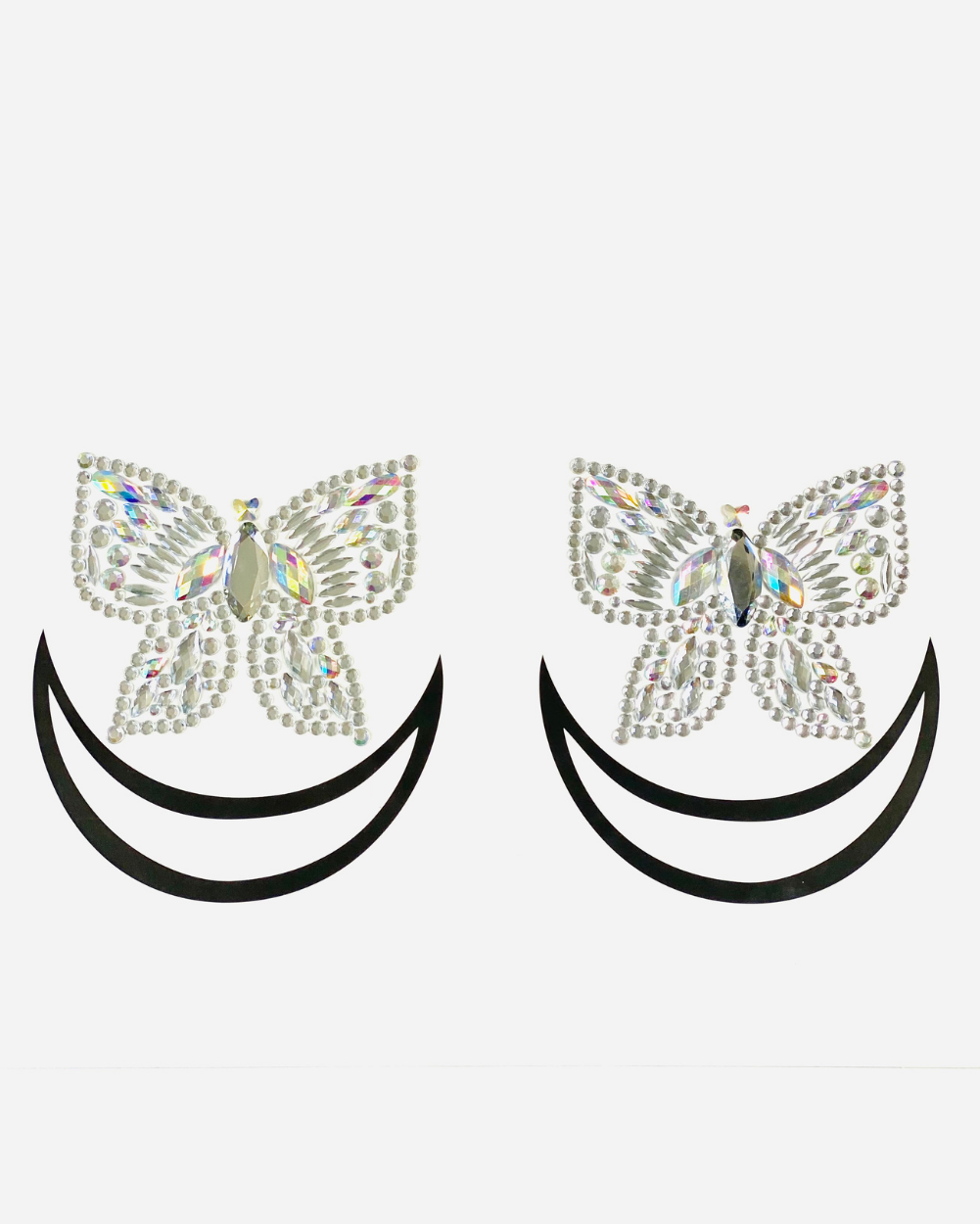 Social Butterfly Jewel Body Stickers - Lunautics Jewel Pasties